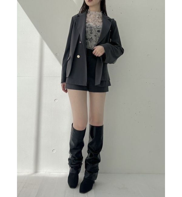 dazzlin「【SETUP】ダブルボタンケープテーラードジャケット※セットアップ対応」|テーラードジャケット|