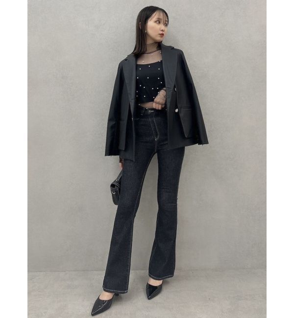 dazzlin「【SETUP】ダブルボタンケープテーラードジャケット※セットアップ対応」|テーラードジャケット|