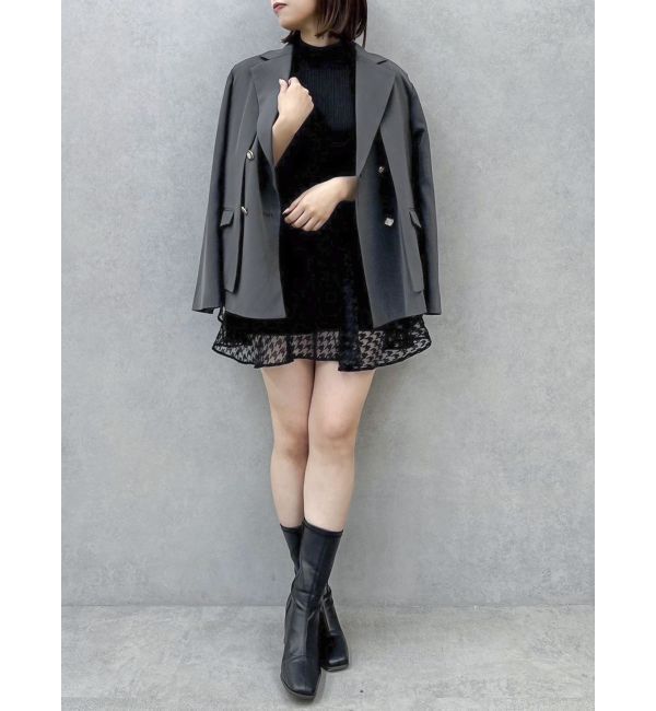 dazzlin「【SETUP】ダブルボタンケープテーラードジャケット※セットアップ対応」|テーラードジャケット|