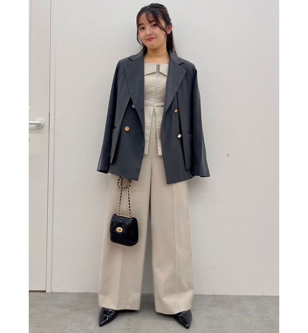 dazzlin「【SETUP】ダブルボタンケープテーラードジャケット※セットアップ対応」|テーラードジャケット|