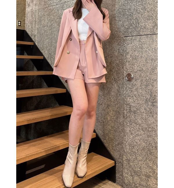 dazzlin「【SETUP】ダブルボタンケープテーラードジャケット※セットアップ対応」|テーラードジャケット|