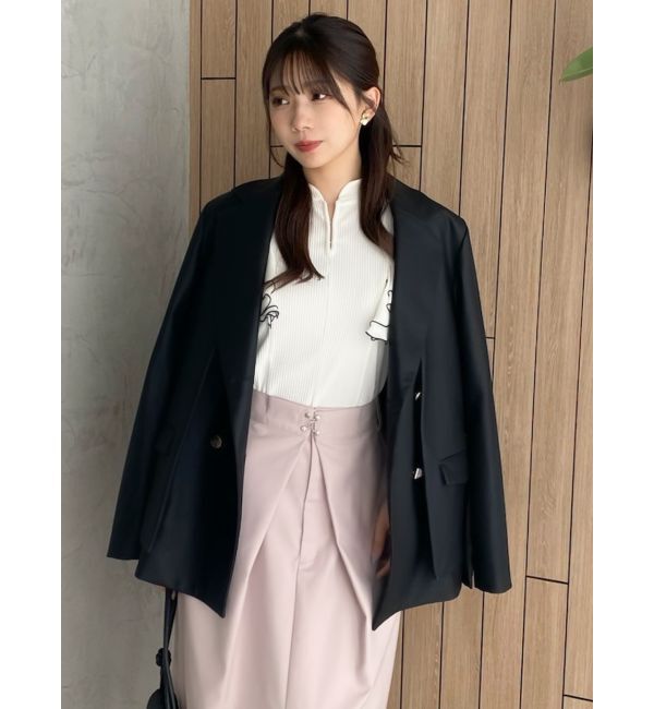 dazzlin「【SETUP】ダブルボタンケープテーラードジャケット※セットアップ対応」|テーラードジャケット|