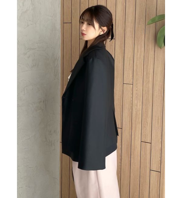 dazzlin「【SETUP】ダブルボタンケープテーラードジャケット※セットアップ対応」|テーラードジャケット|