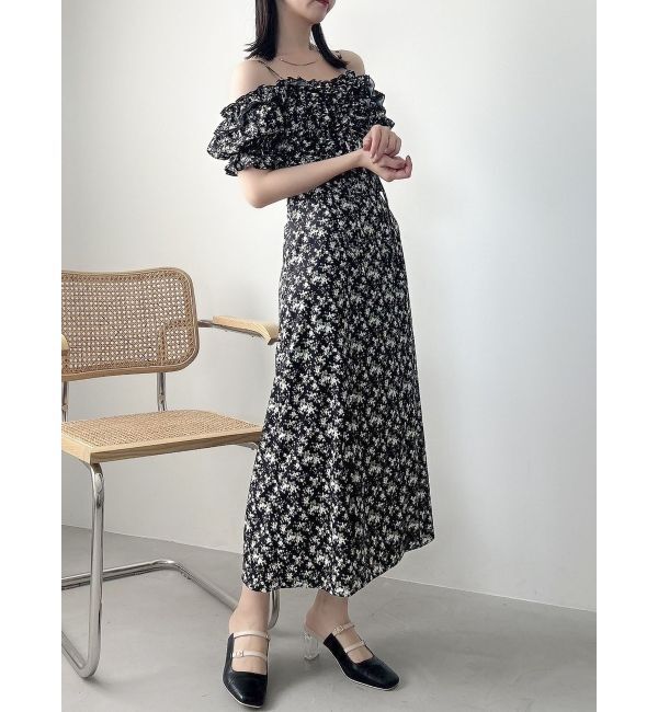 dazzlin「2WAYギャザーフリルドッキングワンピース」|ワンピース|