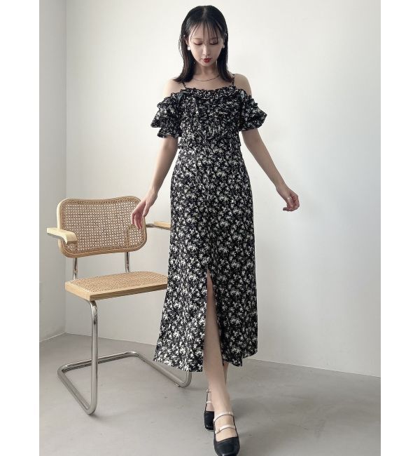 dazzlin「2WAYギャザーフリルドッキングワンピース」|ワンピース|