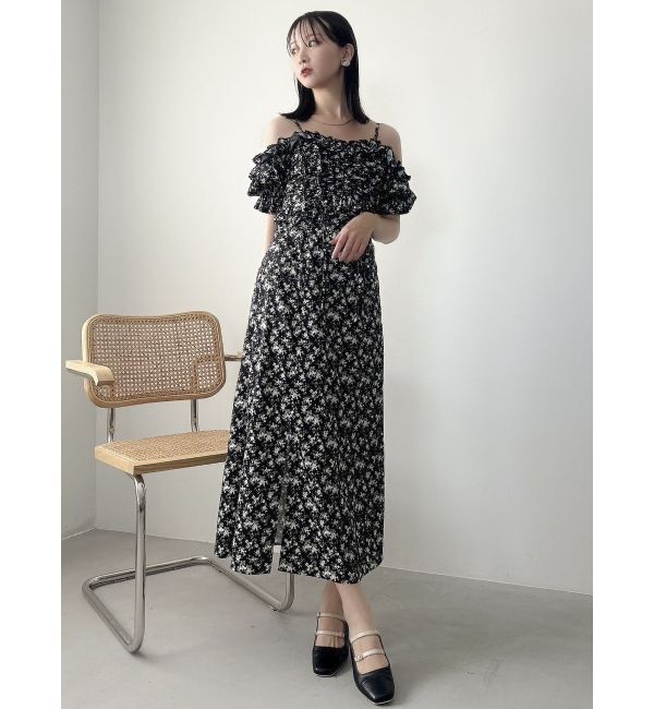 dazzlin「2WAYギャザーフリルドッキングワンピース」|ワンピース|