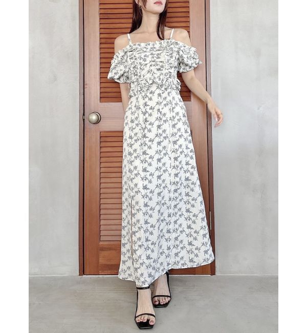 dazzlin「2WAYギャザーフリルドッキングワンピース」|ワンピース|