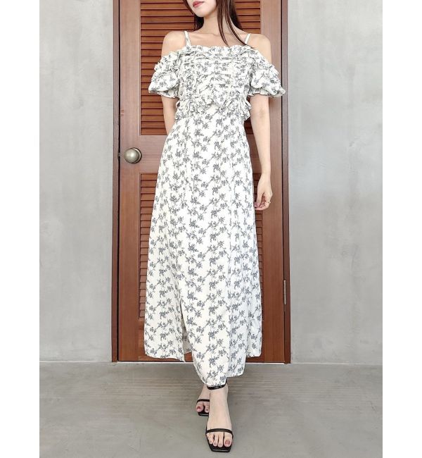 dazzlin「2WAYギャザーフリルドッキングワンピース」|ワンピース|