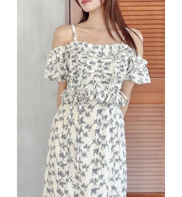 dazzlin「2WAYギャザーフリルドッキングワンピース」|ワンピース|