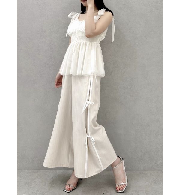 dazzlin「サイドリボントラックパンツ」|その他|