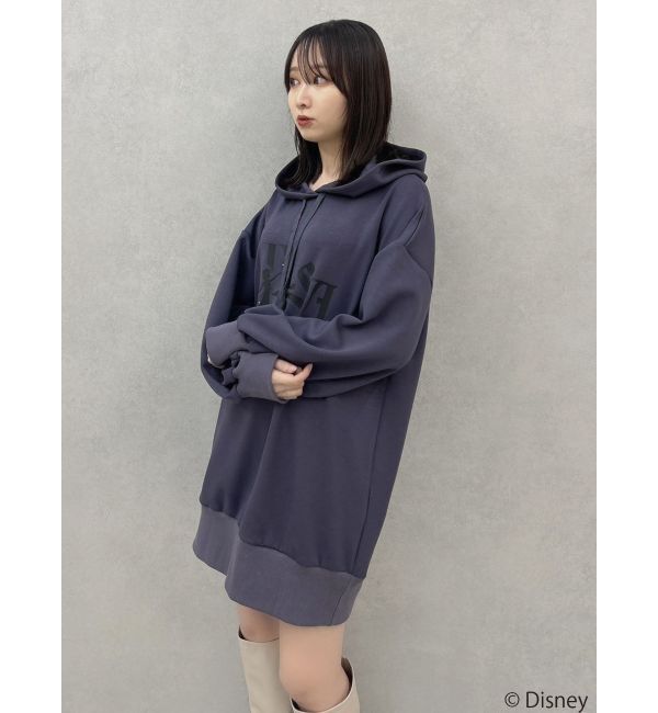 dazzlin「【ディズニーコレクション】エルサ/ラインストーンオーバーフーディ」|Tシャツ・カットソー|