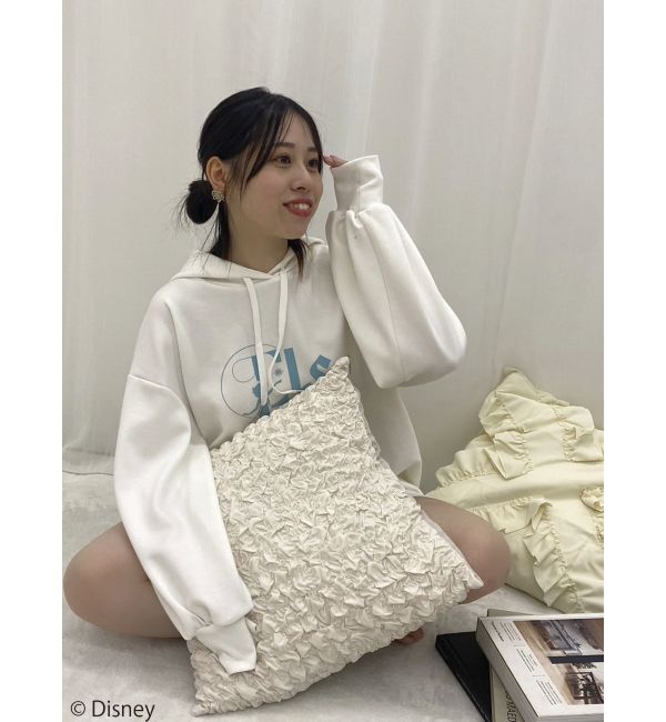 dazzlin「【ディズニーコレクション】エルサ/ラインストーンオーバーフーディ」|Tシャツ・カットソー|