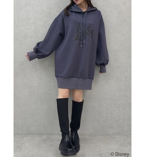 dazzlin「【ディズニーコレクション】エルサ/ラインストーンオーバーフーディ」|Tシャツ・カットソー|