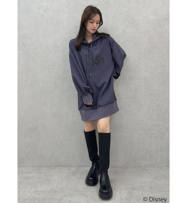 dazzlin「【ディズニーコレクション】エルサ/ラインストーンオーバーフーディ」|Tシャツ・カットソー|