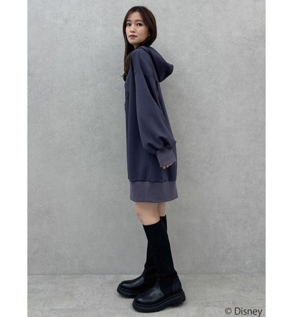 dazzlin「【ディズニーコレクション】エルサ/ラインストーンオーバーフーディ」|Tシャツ・カットソー|