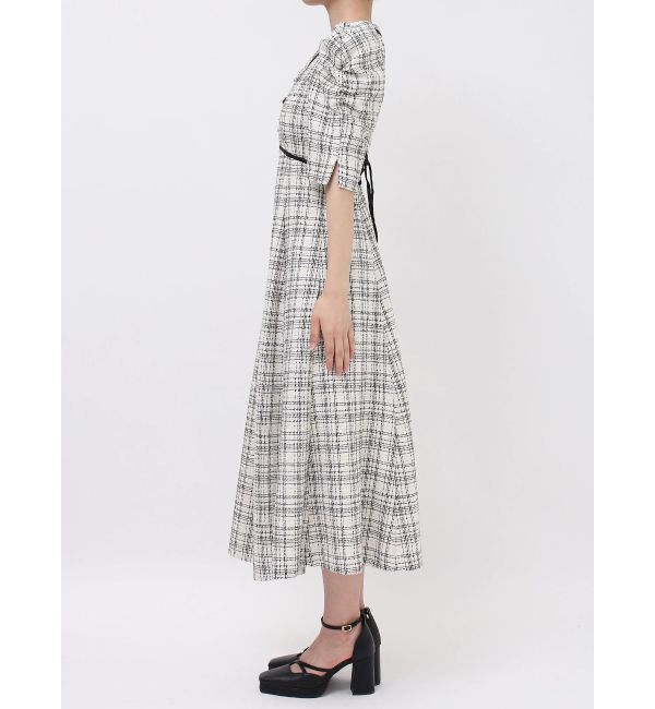 dazzlin「マルチボタンパイピングツイードワンピース」|ワンピース|