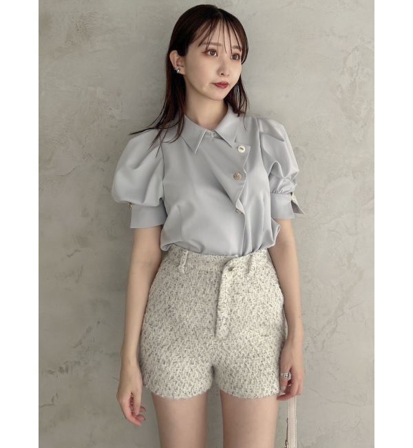 dazzlin「【SETUP】コンパクトツイードショートパンツ※セットアップ対応」|その他|