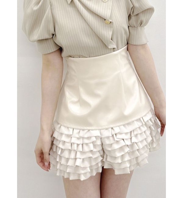dazzlin「スーパーミニチラフリルスカパン」|その他|アイボリー