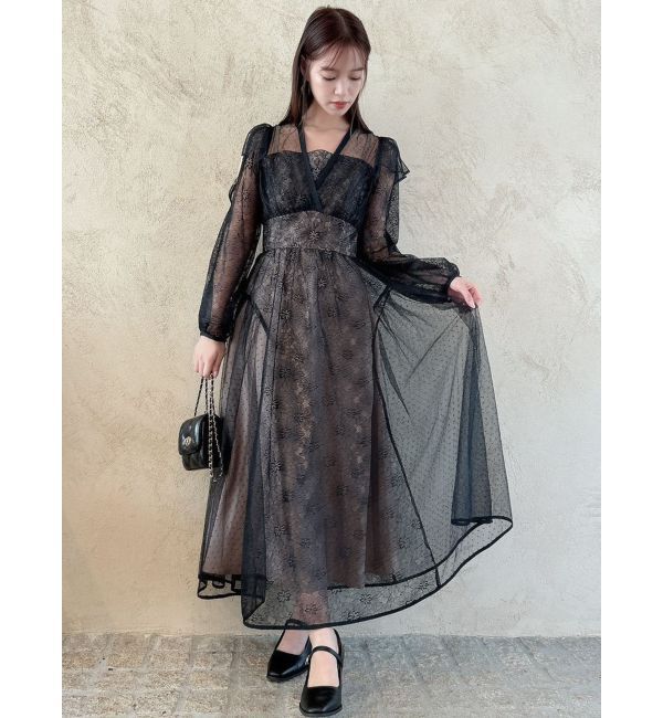 dazzlin「MIXレースドレス」|ドレス|