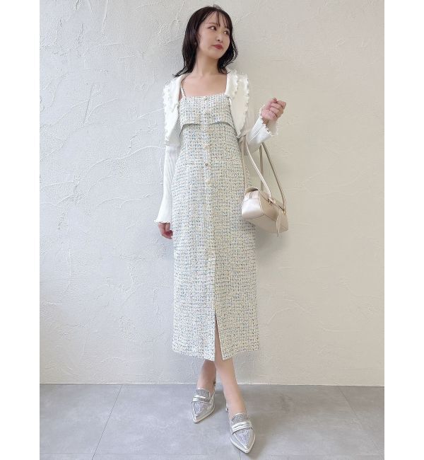 dazzlin「フリルメローショートボレロ」|カーディガン|