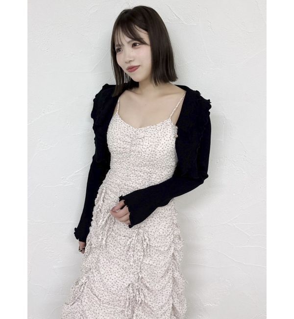 dazzlin「フリルメローショートボレロ」|カーディガン|