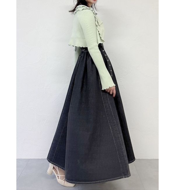 dazzlin「フリルメローショートボレロ」|カーディガン|