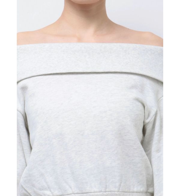 dazzlin「デコルテオープンスウェットトップス」|Tシャツ・カットソー|