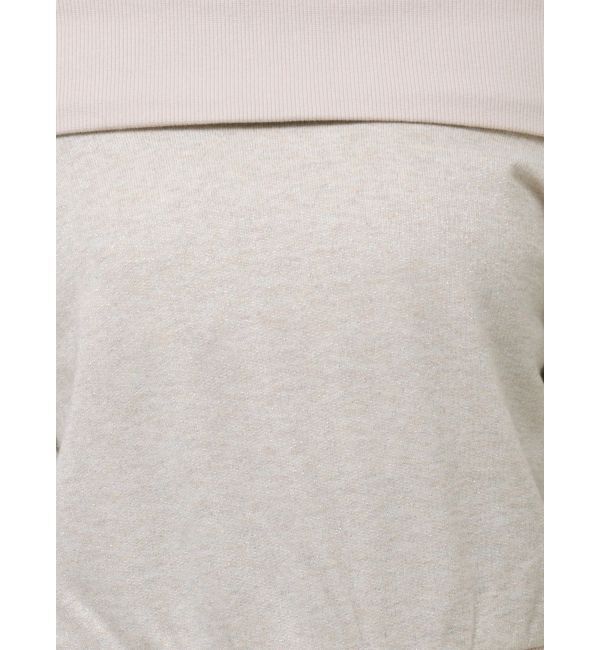 dazzlin「デコルテオープンスウェットトップス」|Tシャツ・カットソー|