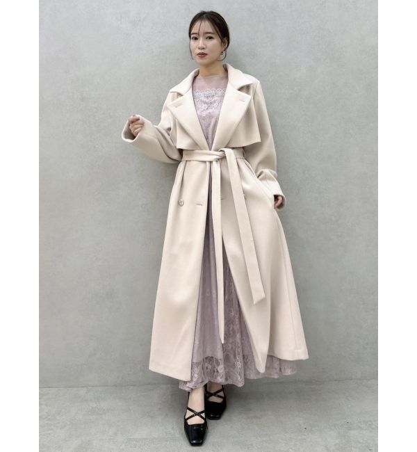 dazzlin「チュールレースベアコンビドレス」|ワンピース|