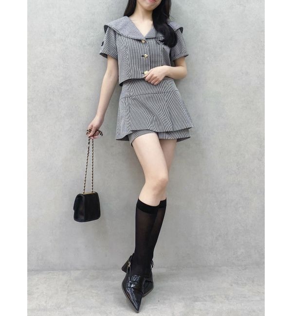 dazzlin「【セットアップ対応】レイヤードスカートパンツ」|その他|