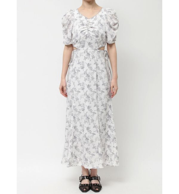 dazzlin「ウエストカットアウトパイピングワンピース」|ワンピース|