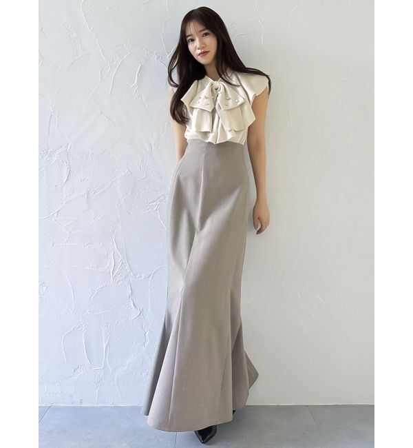 dazzlin「ビッグラッフルタイニット」|ニット・セーター|