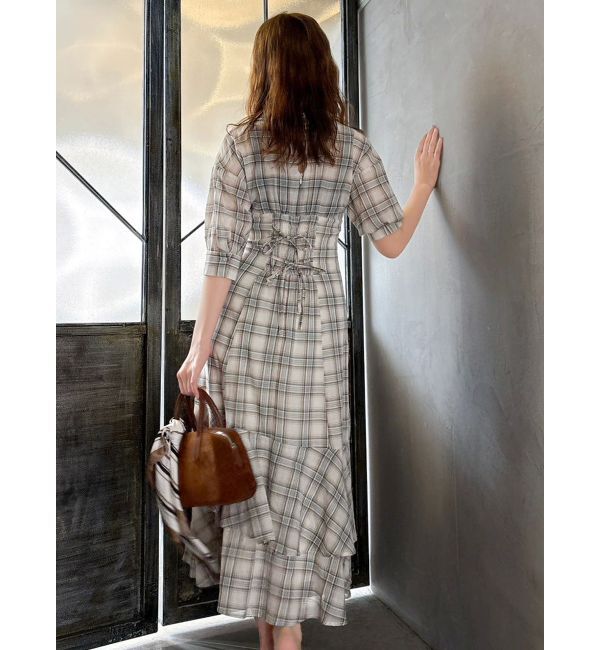 dazzlin「レイヤードシャツドッキングワンピース」|ワンピース|