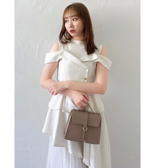 dazzlin「オフショルアシメトレンチワンピース」|ワンピース|