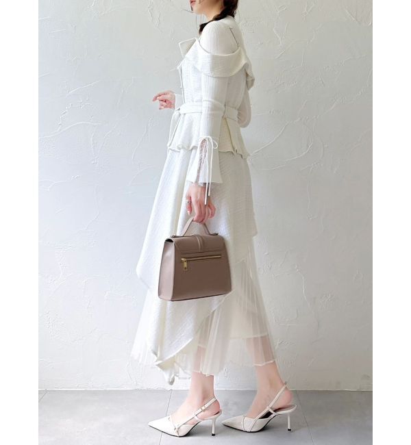 dazzlin「オフショルアシメトレンチワンピース」|ワンピース|