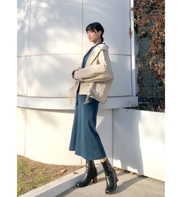 EMODA「ワイドショートトレンチコート」|トレンチコート|