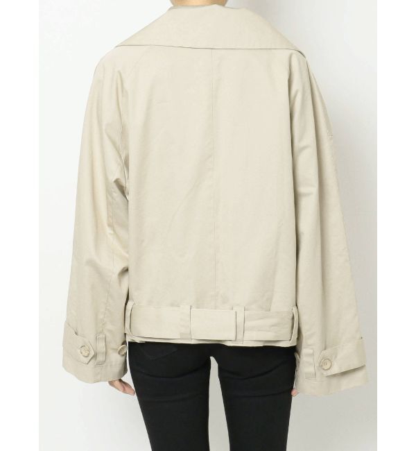 EMODA「ワイドショートトレンチコート」|トレンチコート|