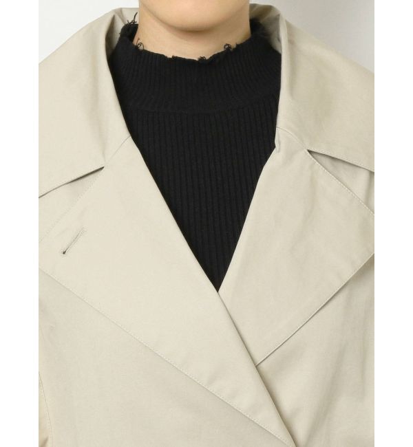 EMODA「ワイドショートトレンチコート」|トレンチコート|