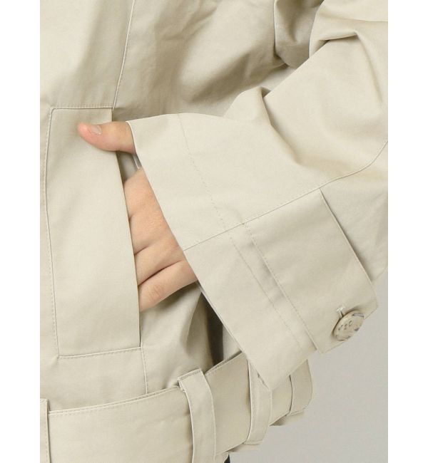 EMODA「ワイドショートトレンチコート」|トレンチコート|