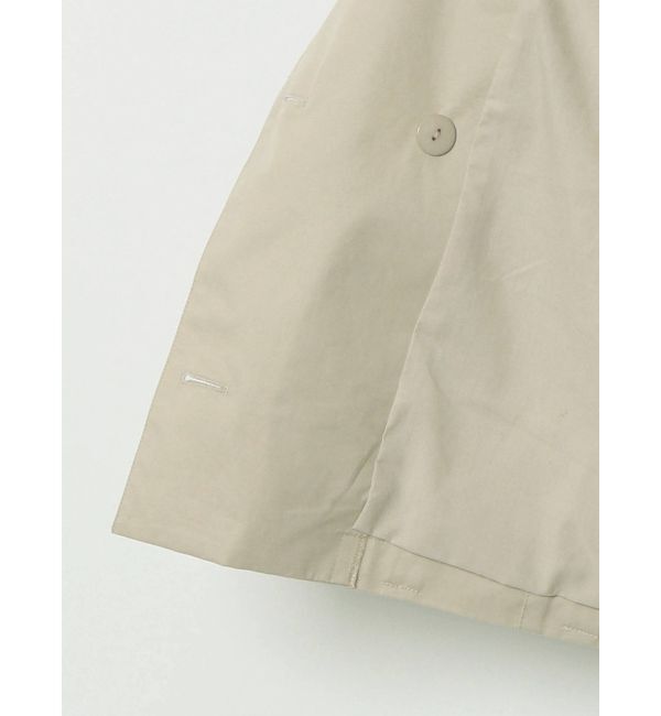 EMODA「ワイドショートトレンチコート」|トレンチコート|