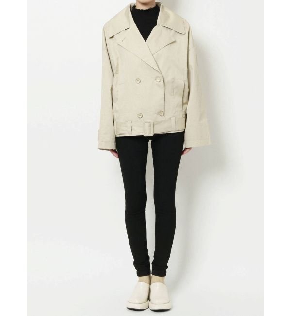 EMODA「ワイドショートトレンチコート」|トレンチコート|