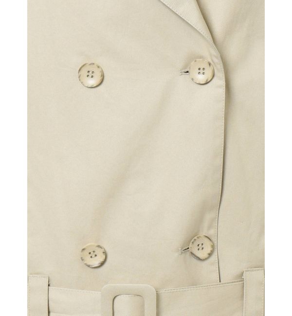 EMODA「ワイドショートトレンチコート」|トレンチコート|
