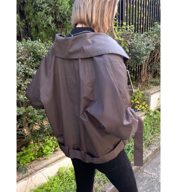 EMODA「ワイドショートトレンチコート」|トレンチコート|