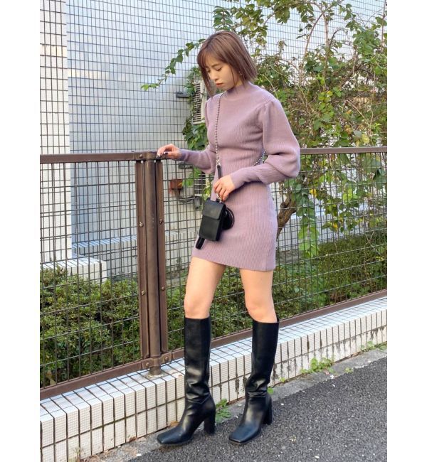 EMODA「タックショルダーニットワンピース」|ワンピース|