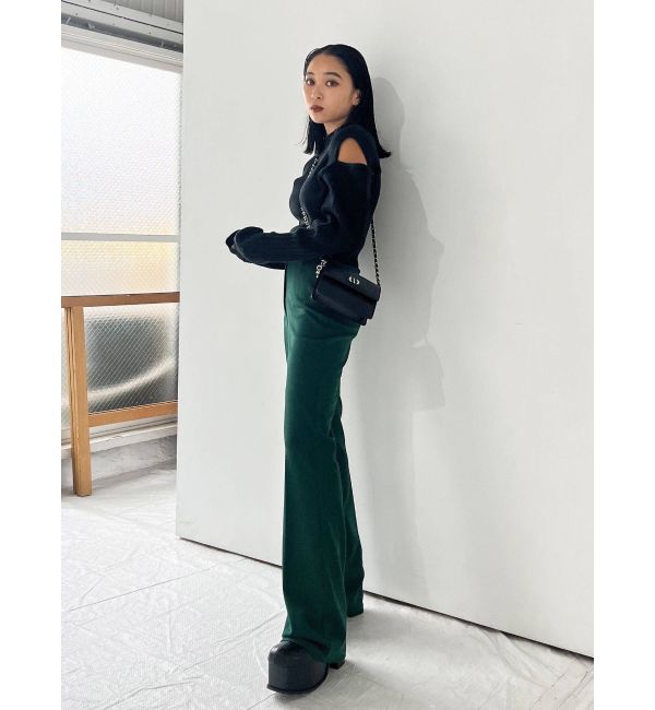 EMODA「ハイウエストフレアパンツ」|その他|