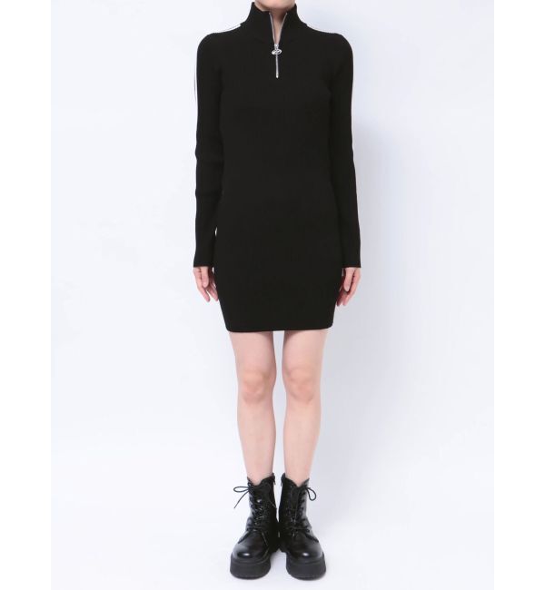 EMODA「ハーフジップリブワンピース」|ワンピース|