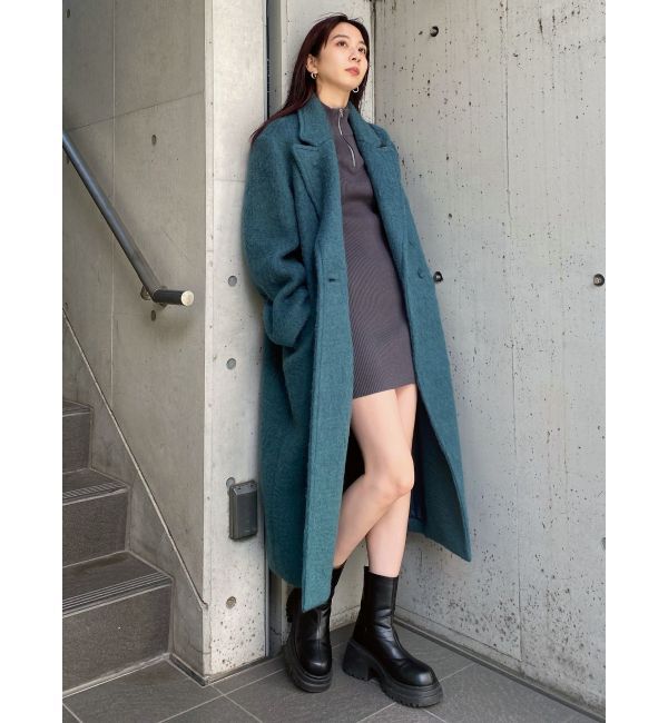 EMODA「ハーフジップリブワンピース」|ワンピース|