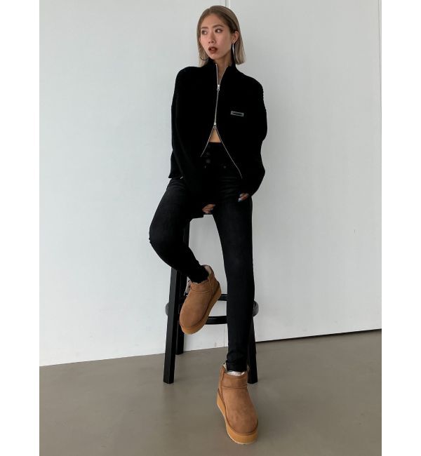 EMODA「ルーズハイネックリブニット」|ニット・セーター|