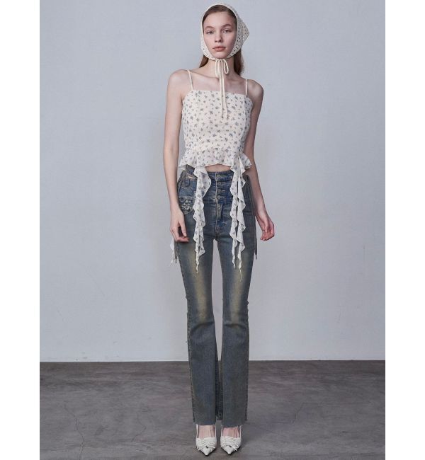 EMODA「レースアップリボンパンプス」|パンプス|