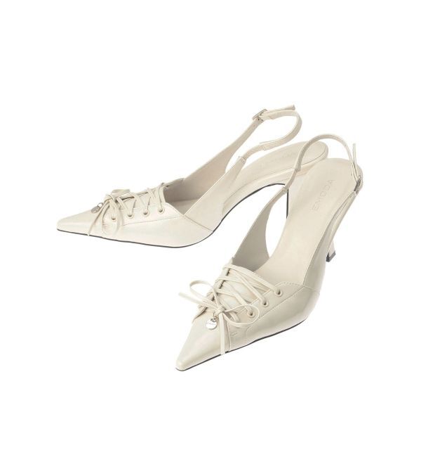 EMODA「レースアップリボンパンプス」|パンプス|